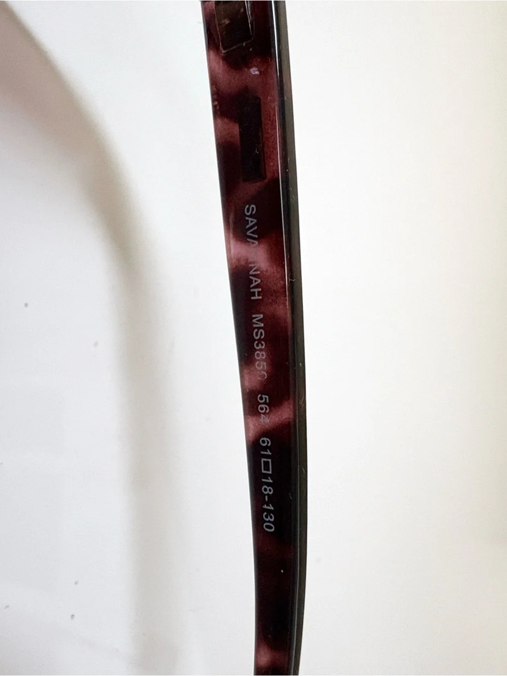 Vintage Fossil Y2K Savannah Rimless Sunglasses Purple Gradient Lenses MS3859